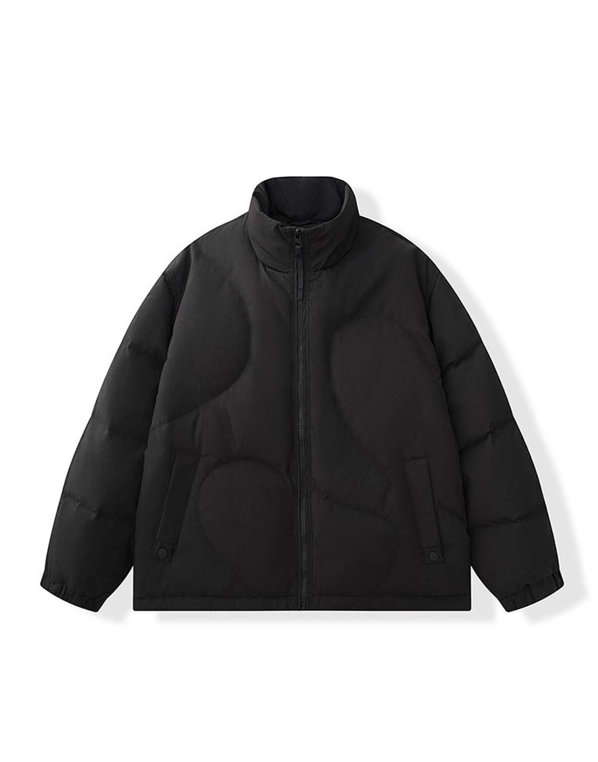 Men's Stand Collar Short Down Jacket-d60051